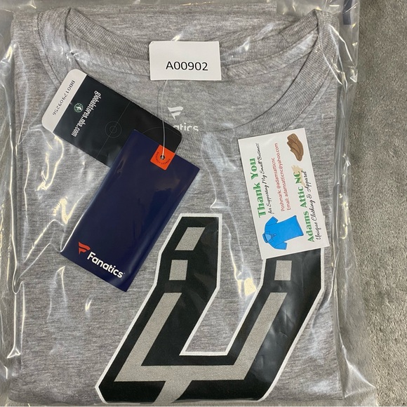 San Antonia Spurs Wembanyama T Shirt Men’s 2XL SATX Gray Short Sleeve Crew Neck - Picture 10 of 11